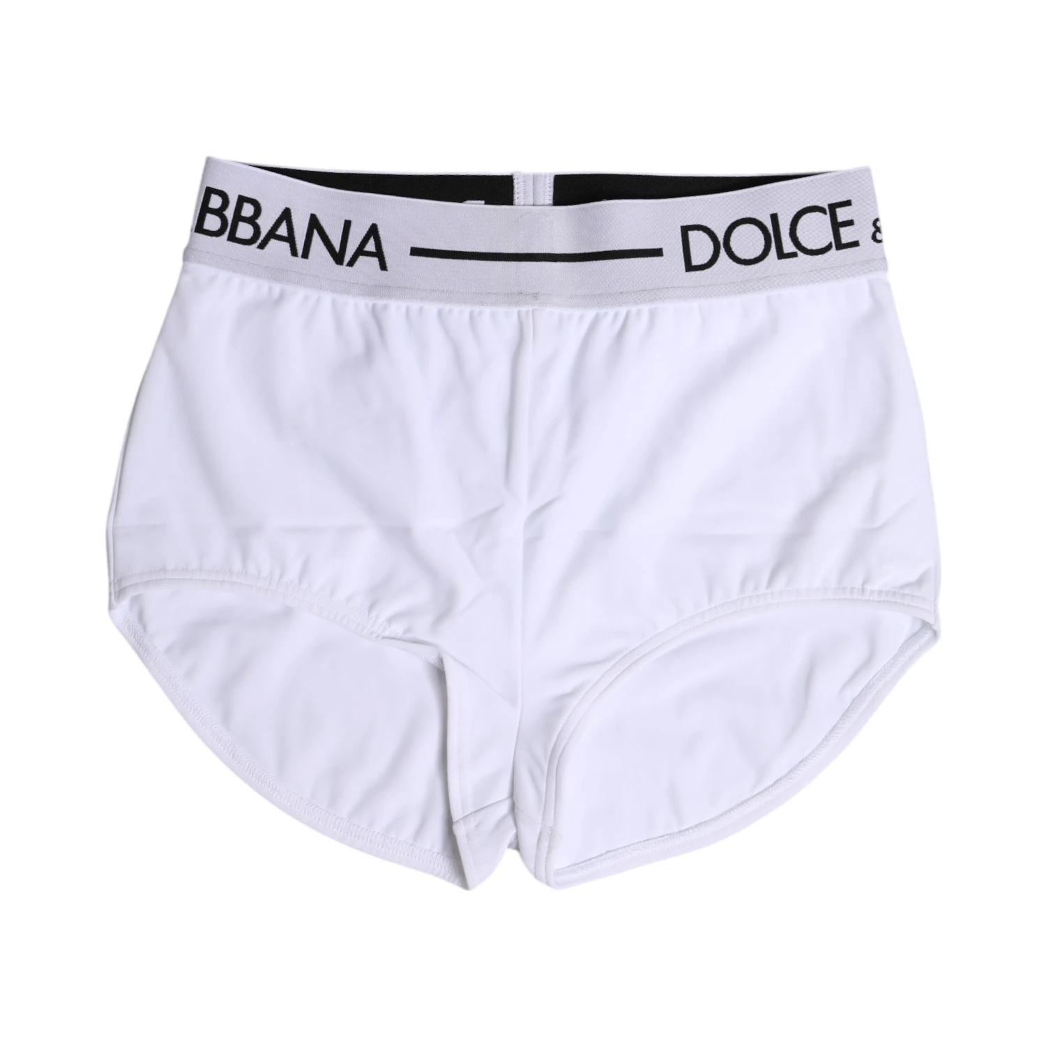 White Nylon Logo Waistband Boxer Brief Underwear