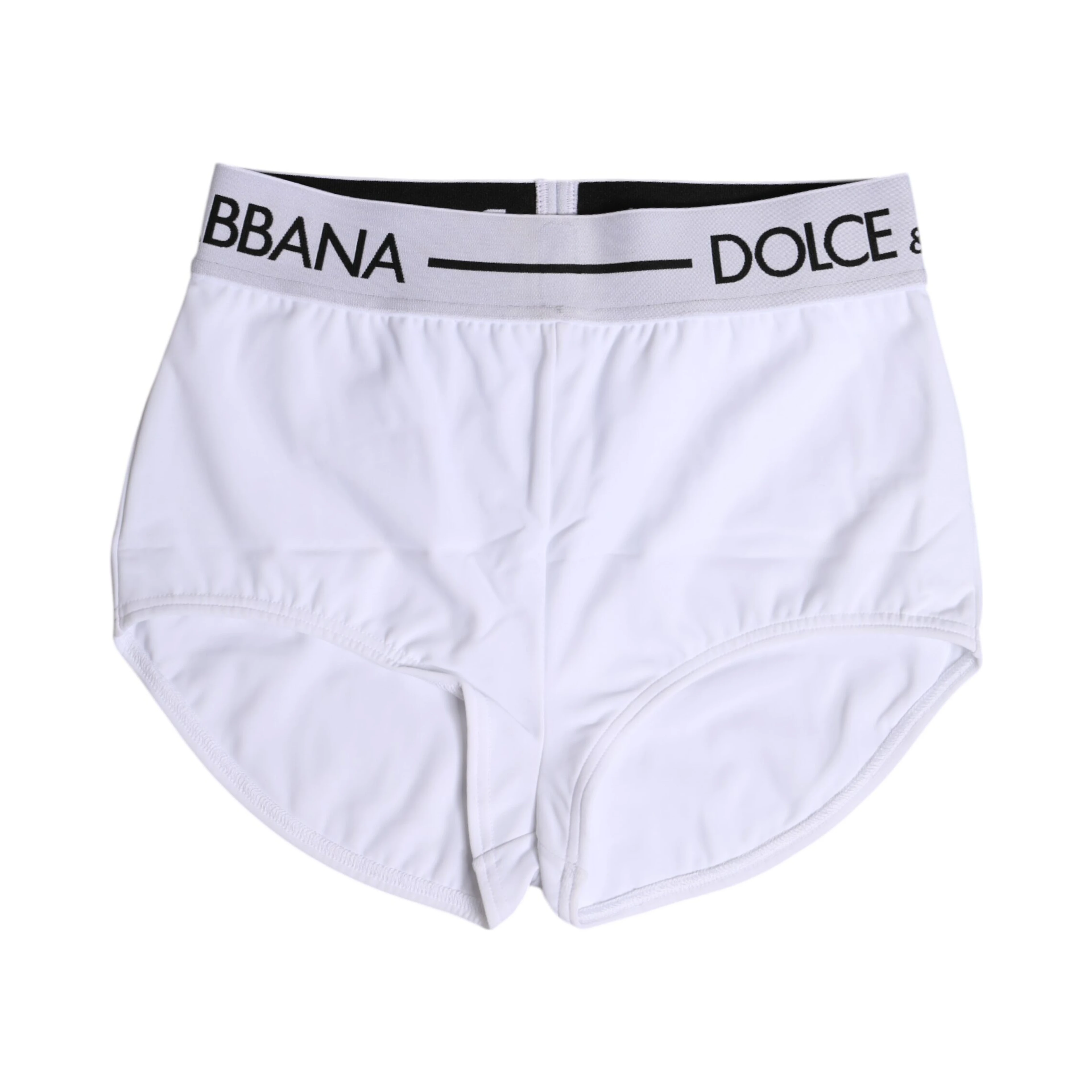 White Nylon Logo Waistband Boxer Brief Underwear