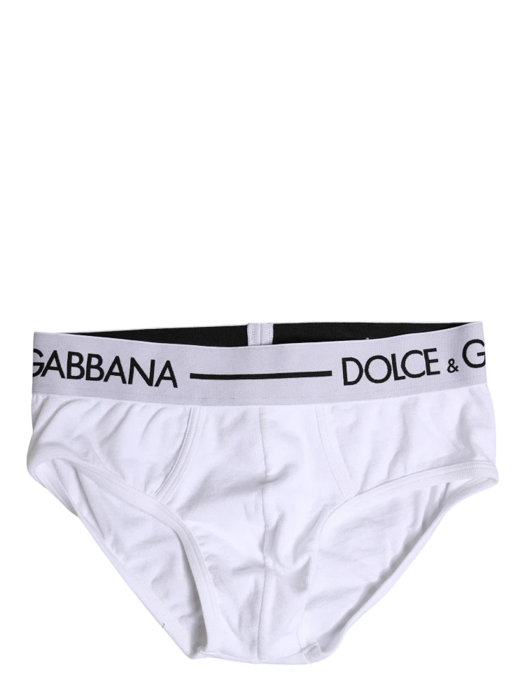 White Cotton Stretch Regular Brief Underwear alternative