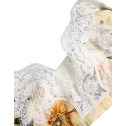 Multicolor Floral Print Non Wire Bra Underwear