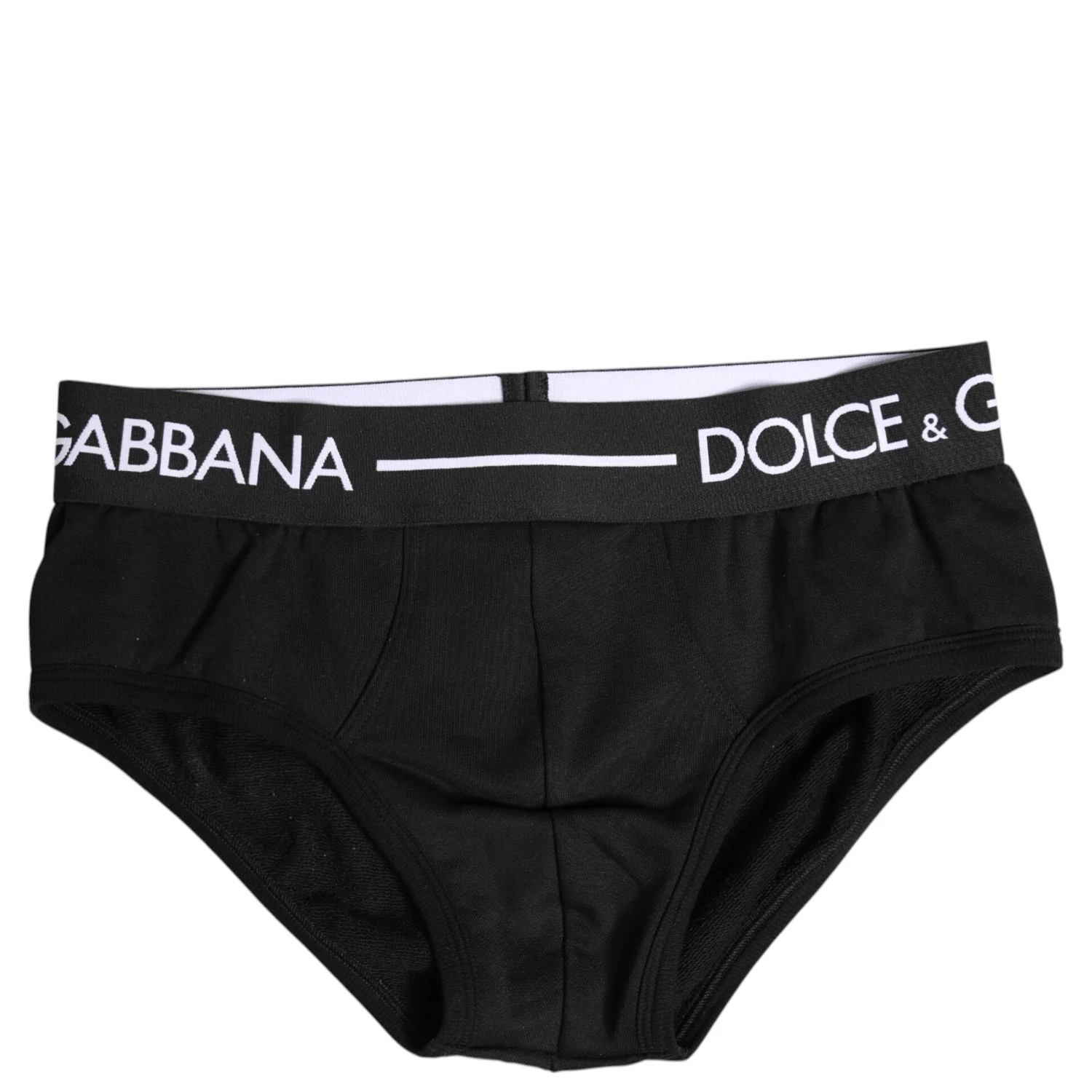 Black Cotton Stretch Regular Brief Underwear