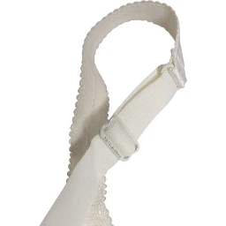 White Silk Balconette Non Wire Bra Underwear