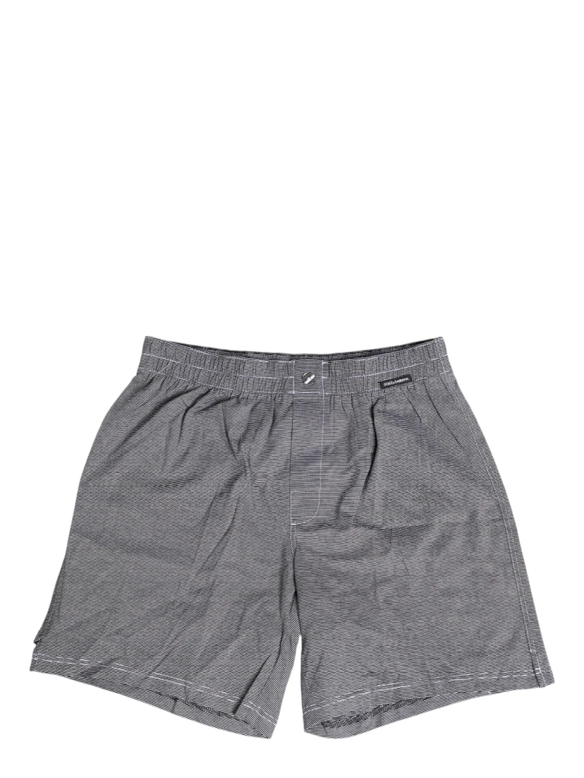Gray Striped Cotton Regular Boxer Underwear