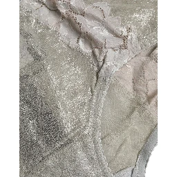 Gray Cotton Floral Lace High Waist Panty Underwear