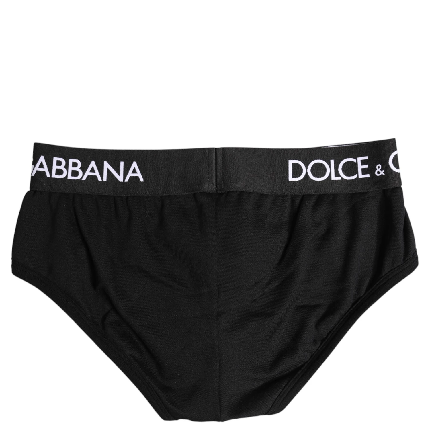Black Cotton Stretch Regular Brief Underwear