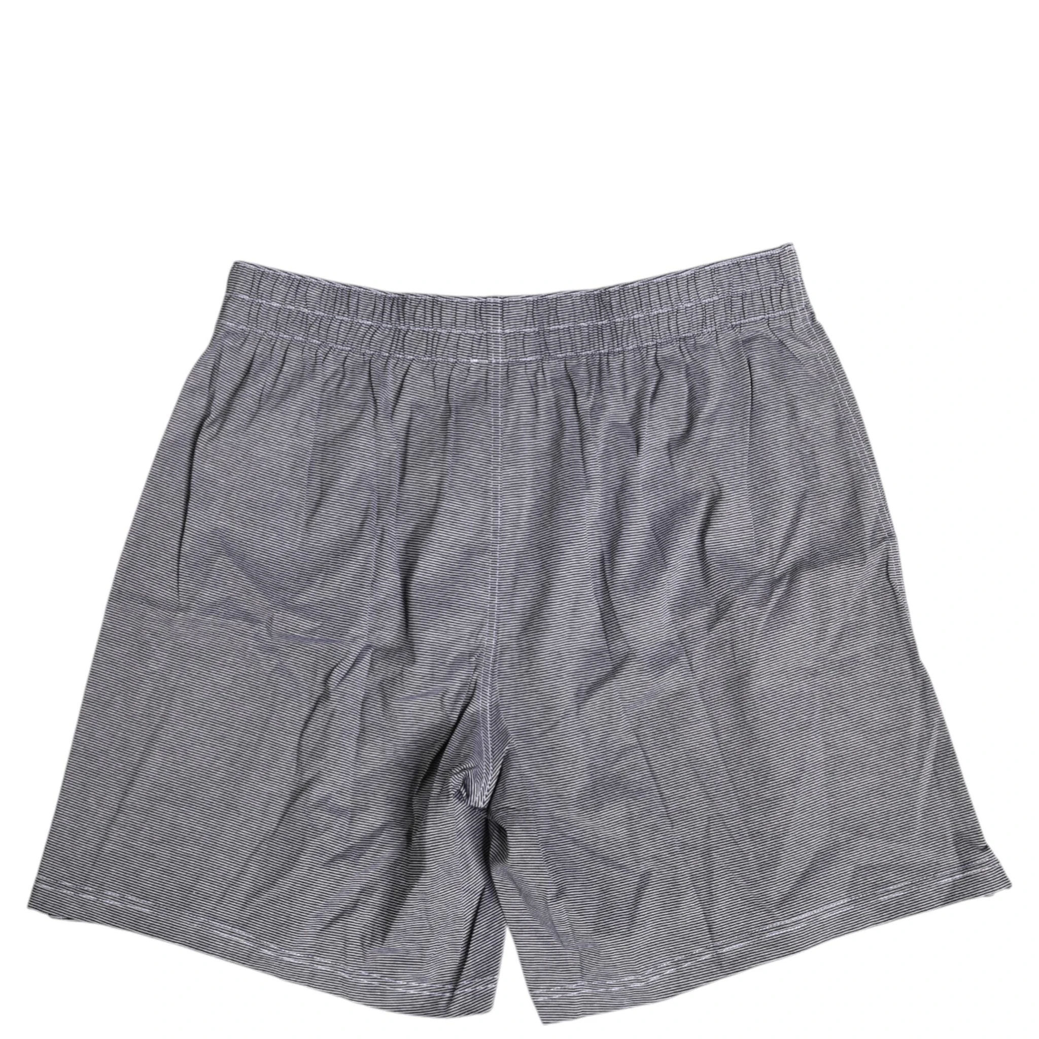 Gray Striped Cotton Regular Boxer Underwear