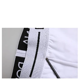 White Nylon Logo Waistband Boxer Brief Underwear