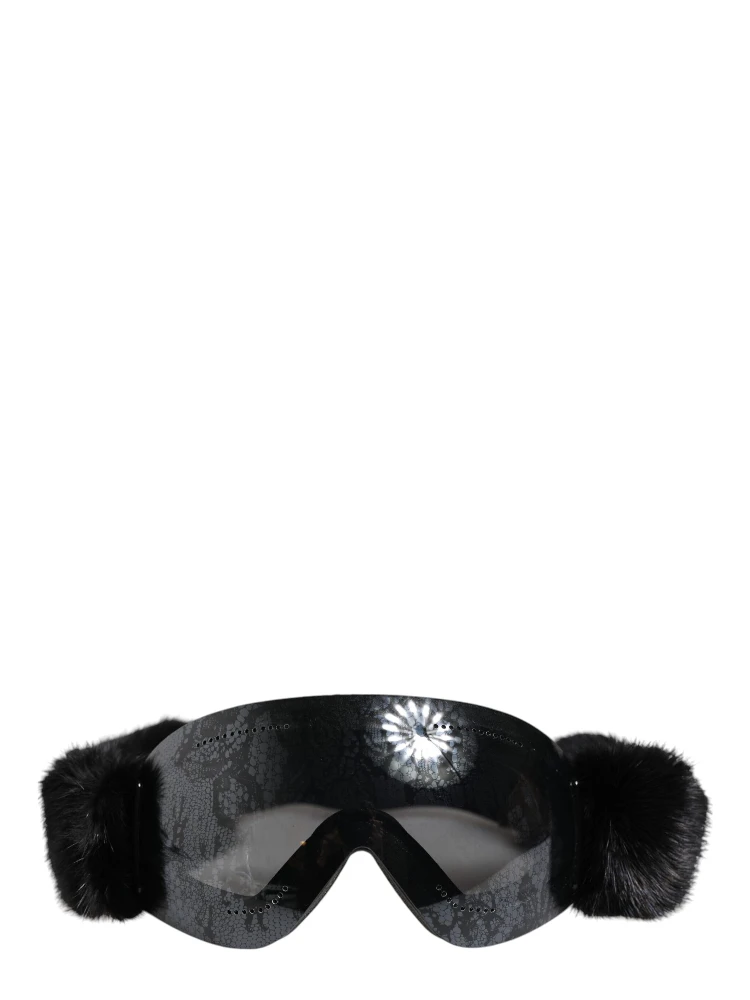 Black Bi0759 Lace Mirrored Ski Goggles Mask Sunglasses alternative