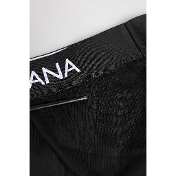 Black Cotton Stretch Regular Brief Underwear