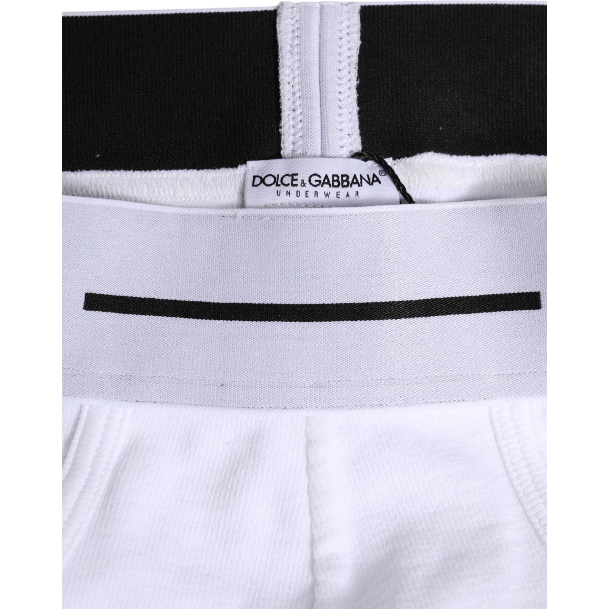 White Cotton Stretch Regular Brief Underwear