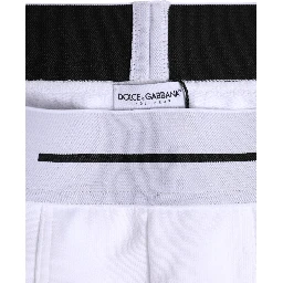 White Cotton Stretch Regular Boxer Underwear