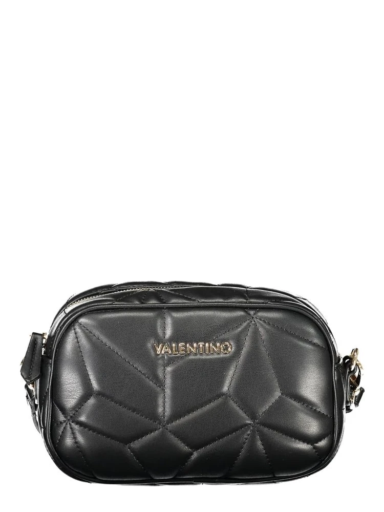 Black Polyethylene Women Handbag