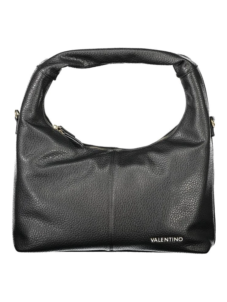 Black Polyethylene Women Handbag