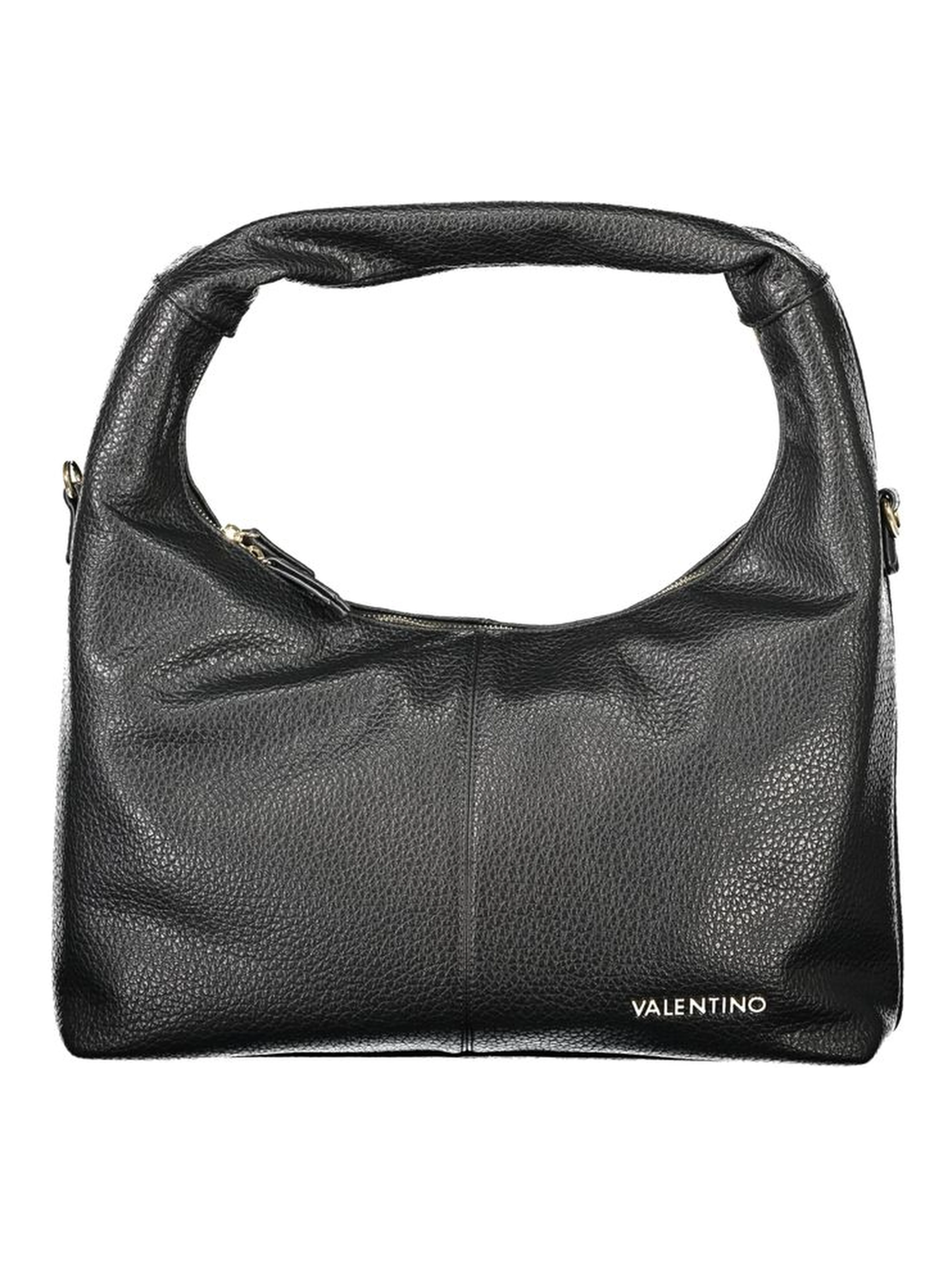 Black Polyethylene Women Handbag
