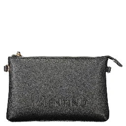 Black Polyethylene Women Handbag