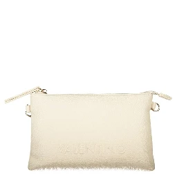 Beige Polyethylene Women Handbag