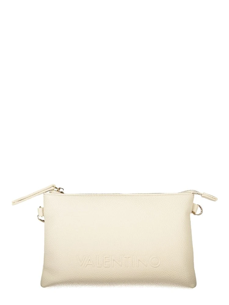 Beige Polyethylene Women Handbag