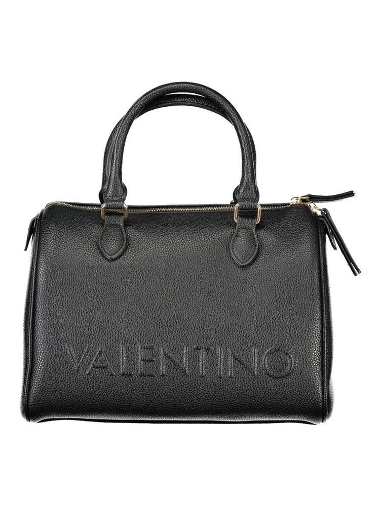 Black Polyethylene Women Handbag