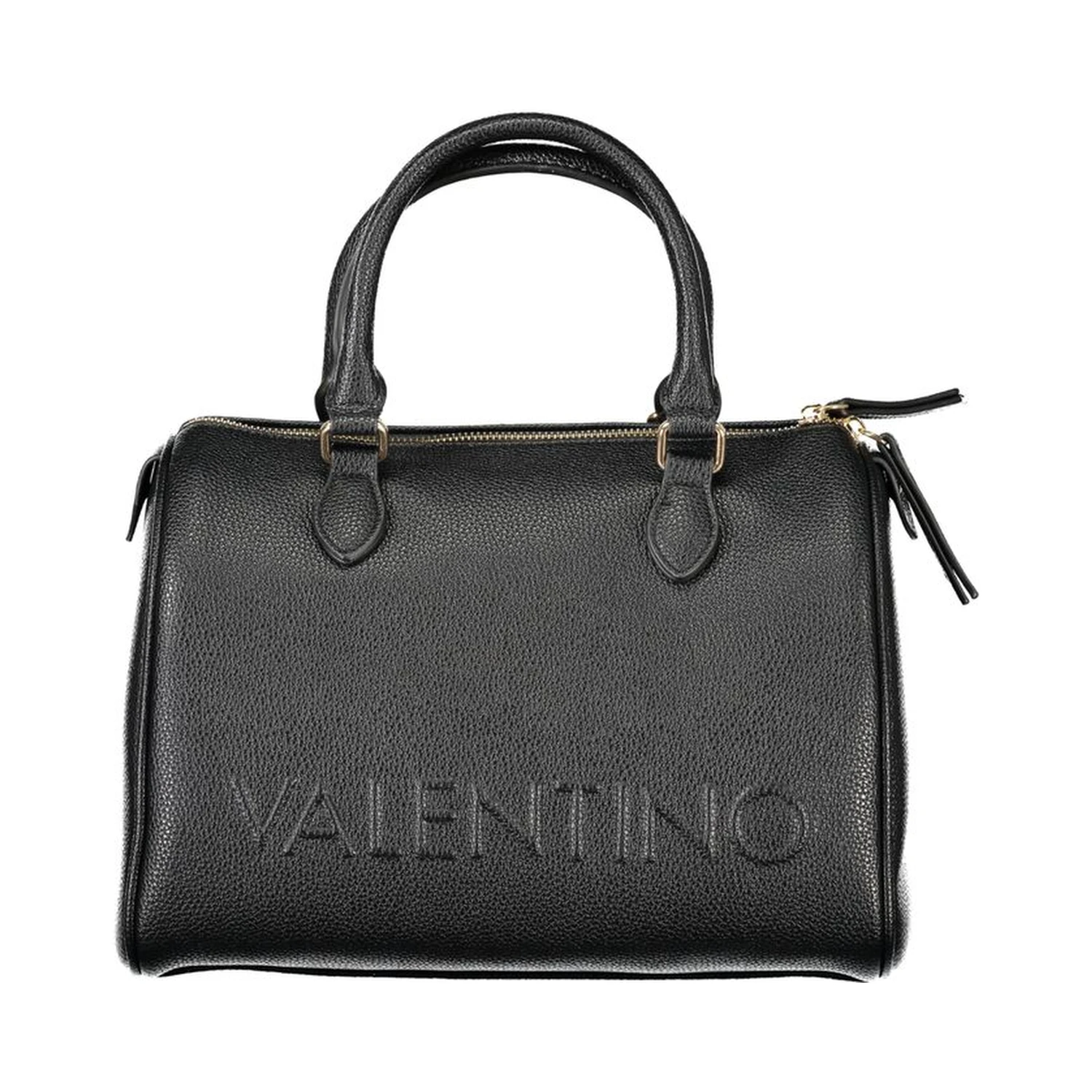 Black Polyethylene Women Handbag
