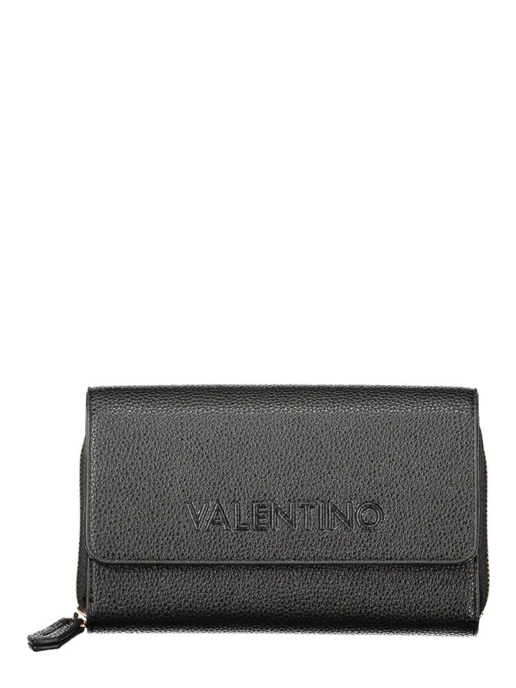 Black Polyethylene Women Wallet Convertible Shoulder Bag