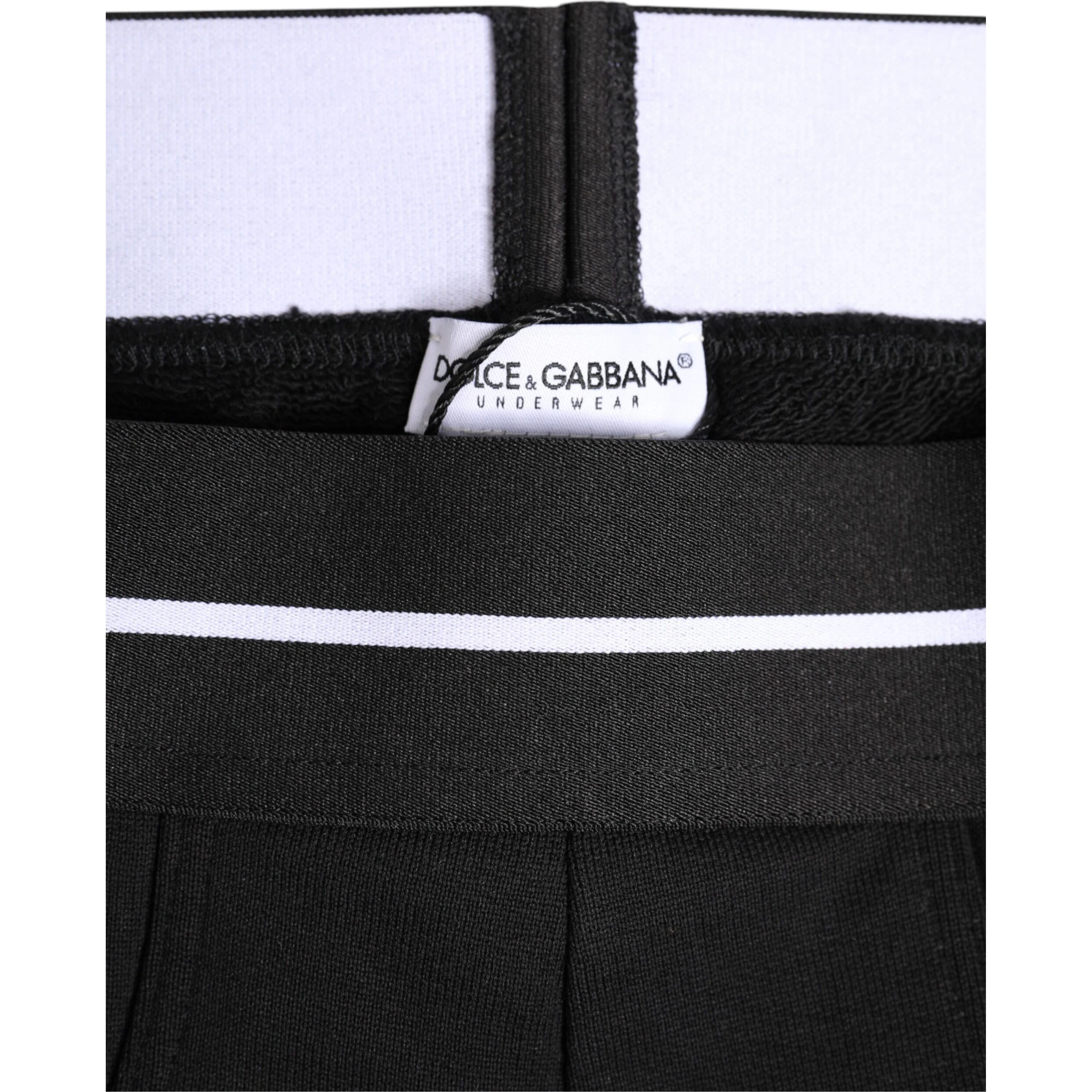 Black Cotton Stretch Regular Brief Underwear