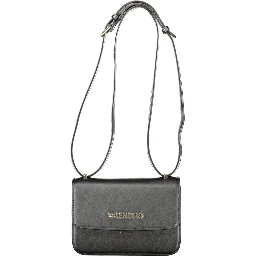 Black Polyethylene Women Handbag