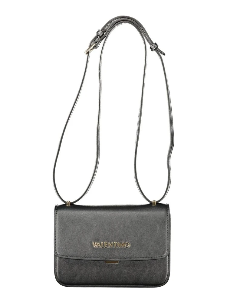 Black Polyethylene Women Handbag