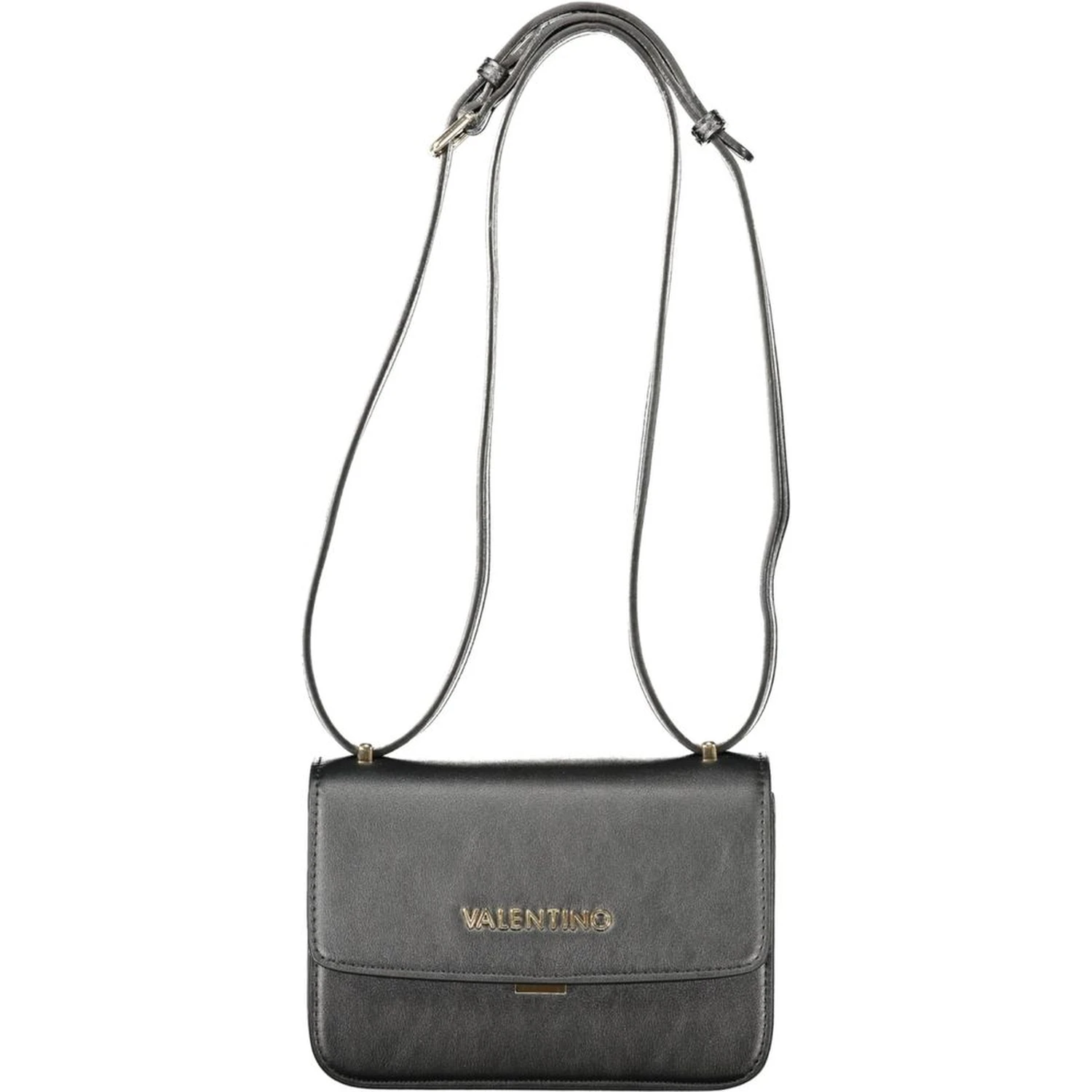 Black Polyethylene Women Handbag