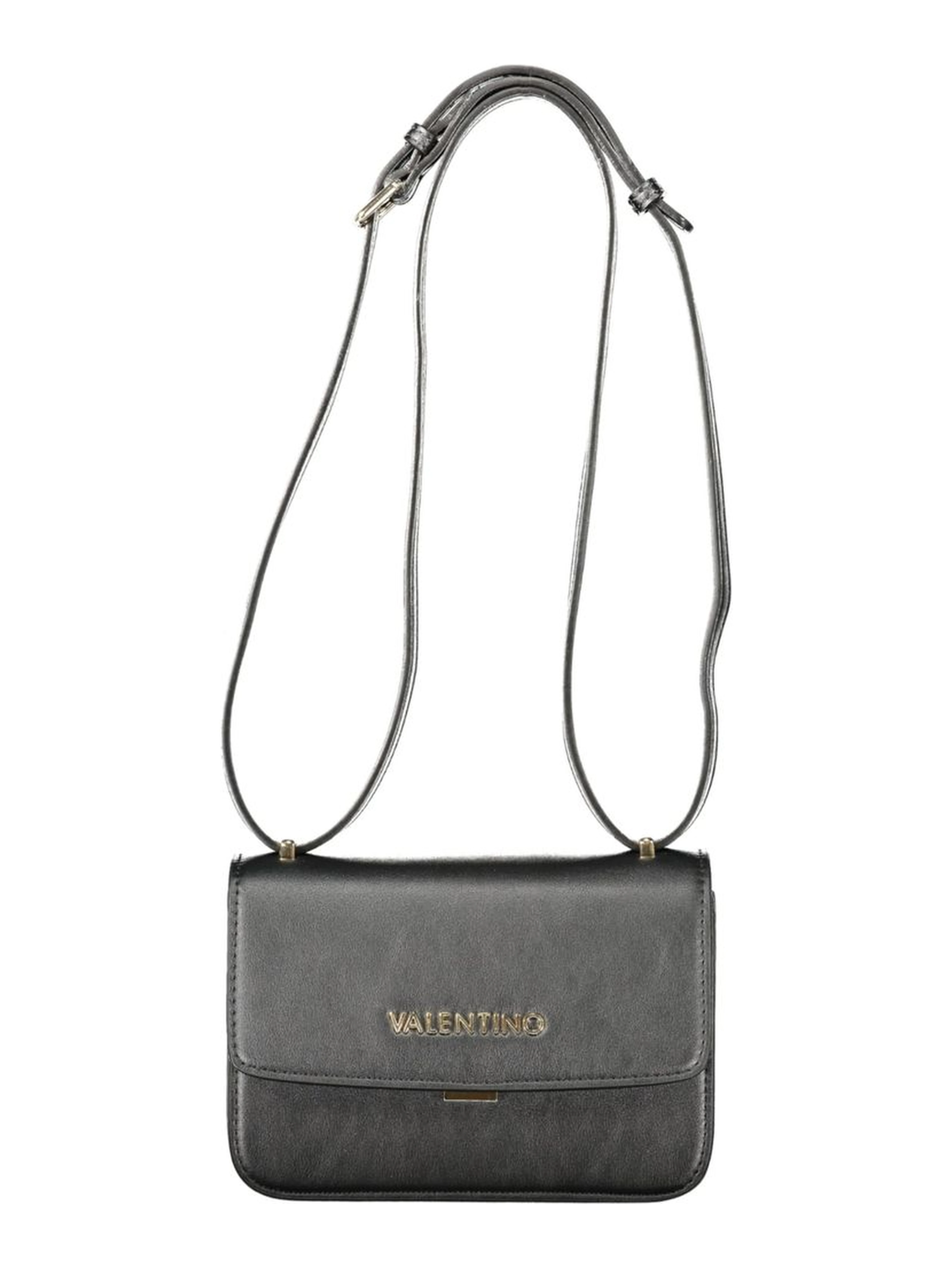 Black Polyethylene Women Handbag