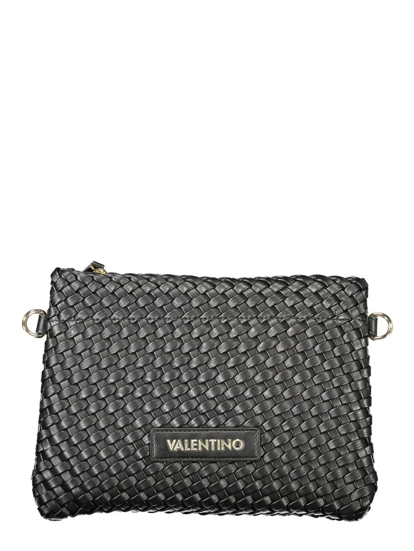 Black Polyethylene Women Handbag