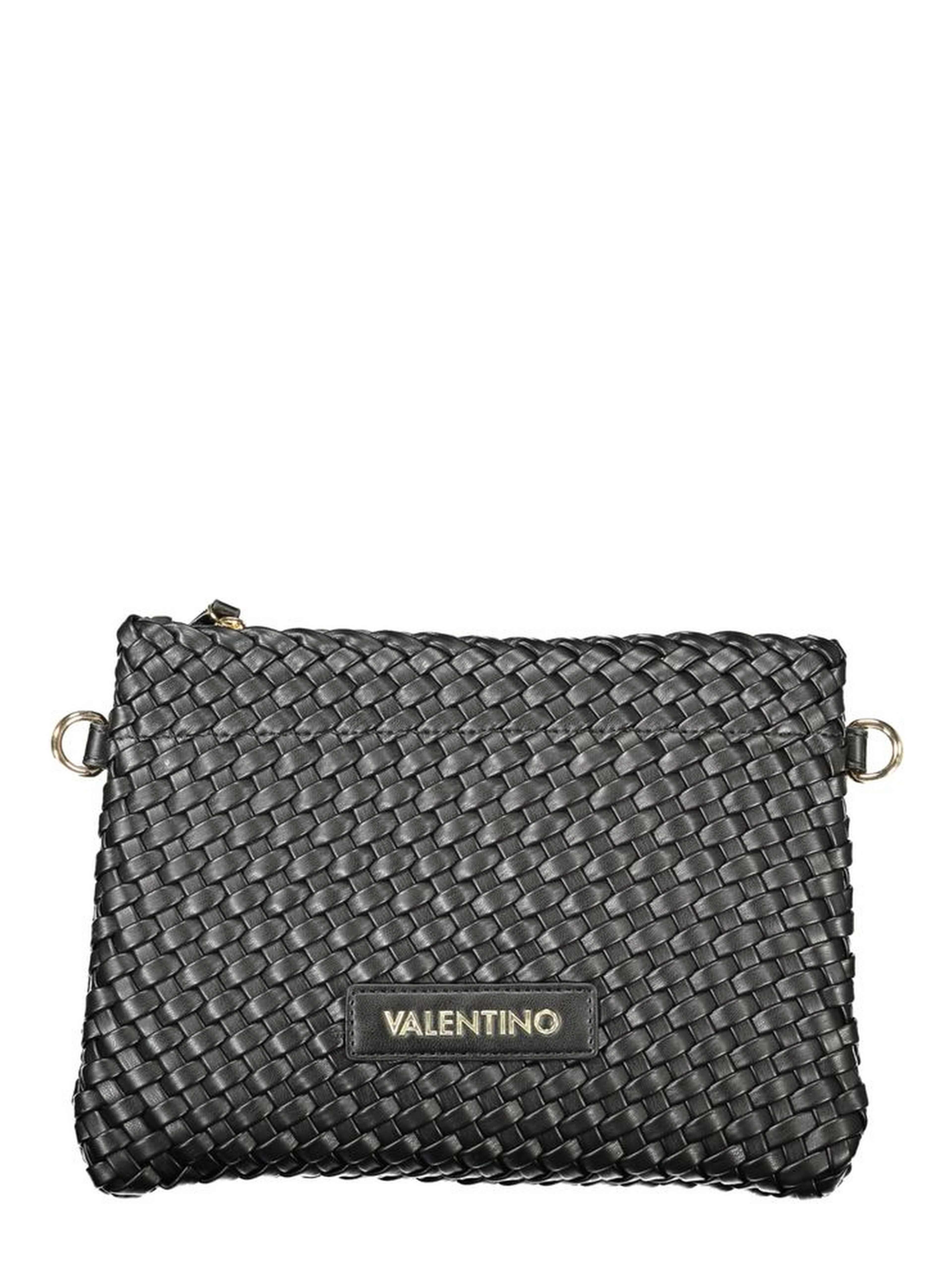 Black Polyethylene Women Handbag