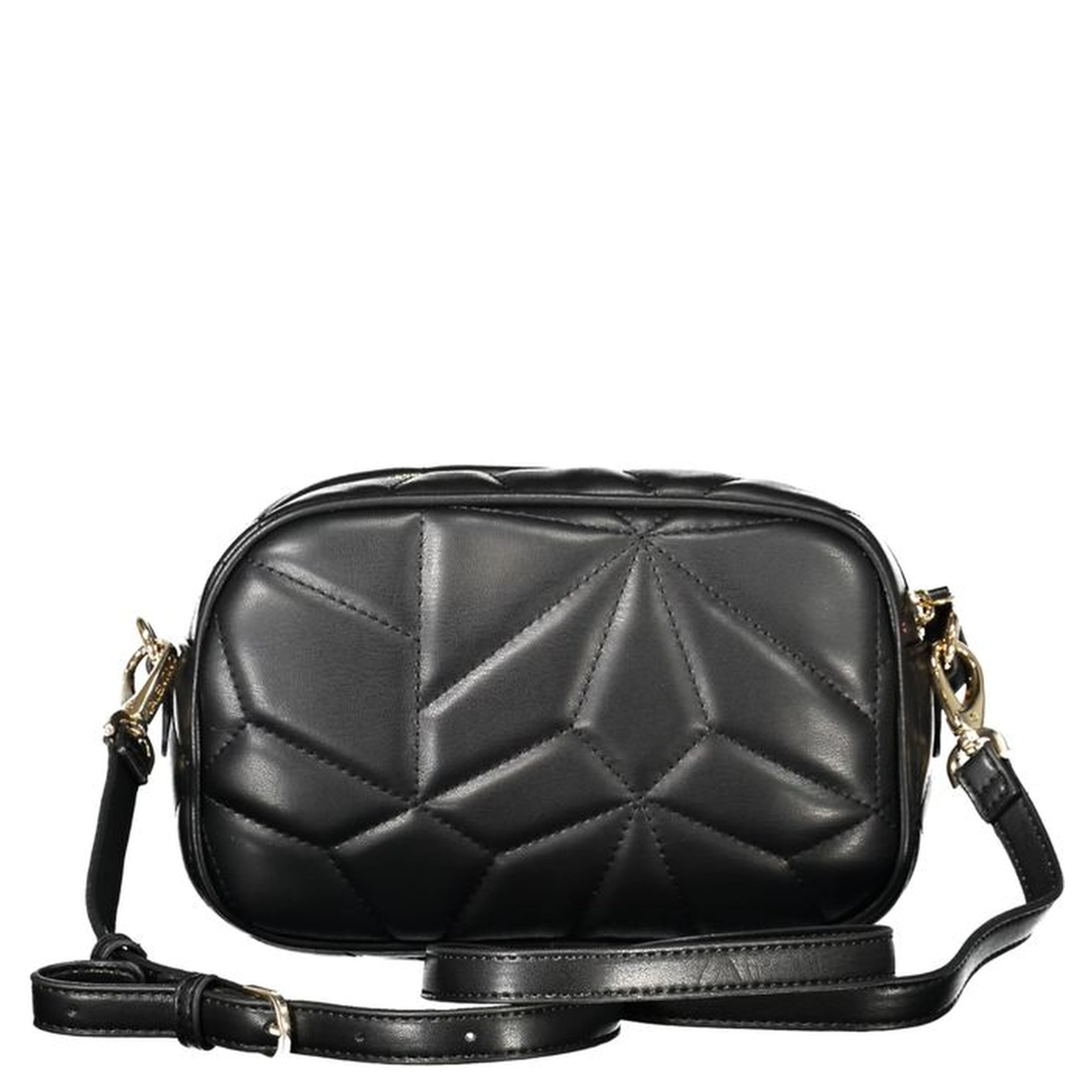 Black Polyethylene Women Handbag
