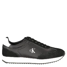 Black Leather Women Sneaker