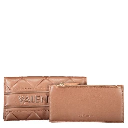 Brown Polyethylene Women Wallet