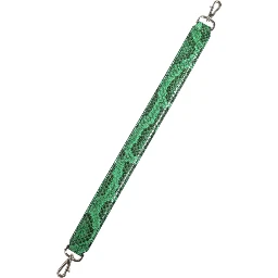 Black Green Exotic Leather Bag Shoulder Strap