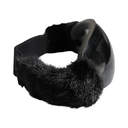 Black Bi0759 Lace Mirrored Ski Goggles Mask Sunglasses