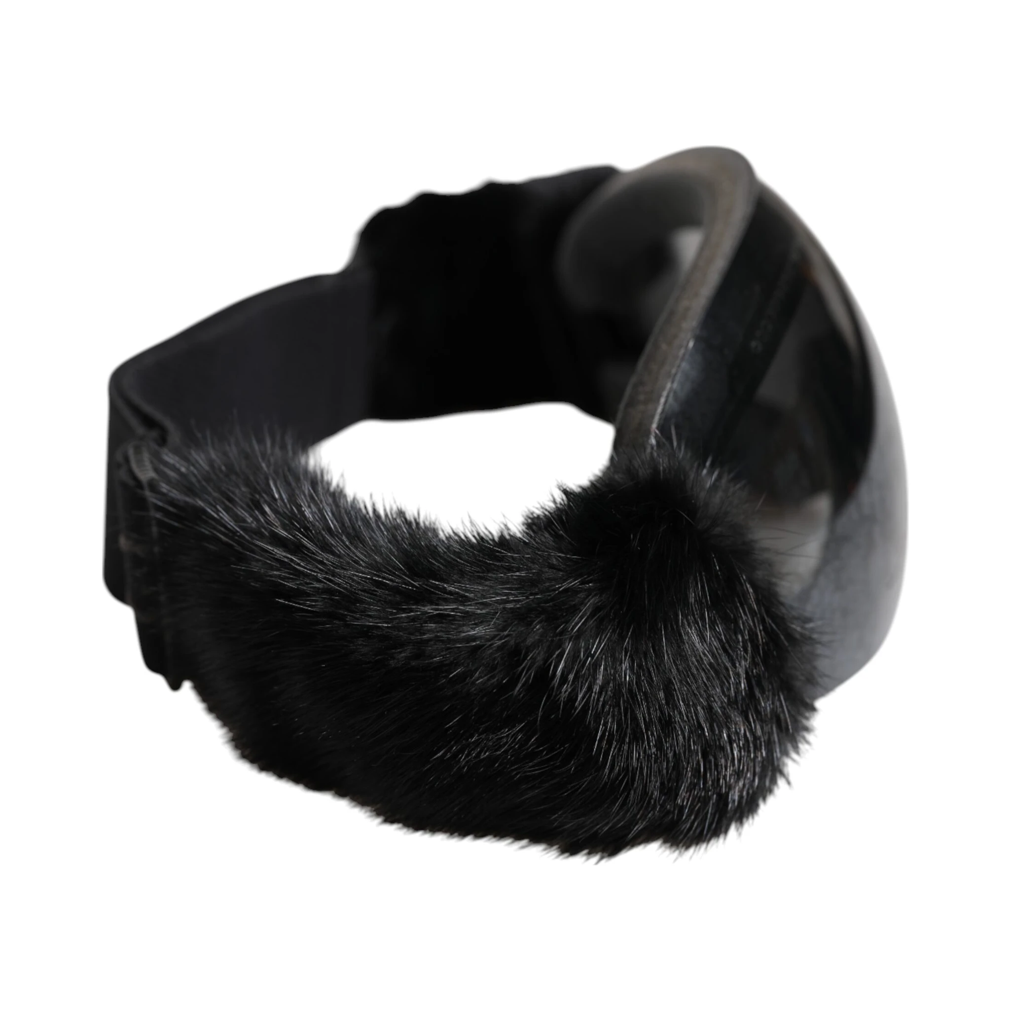 Black Bi0759 Lace Mirrored Ski Goggles Mask Sunglasses