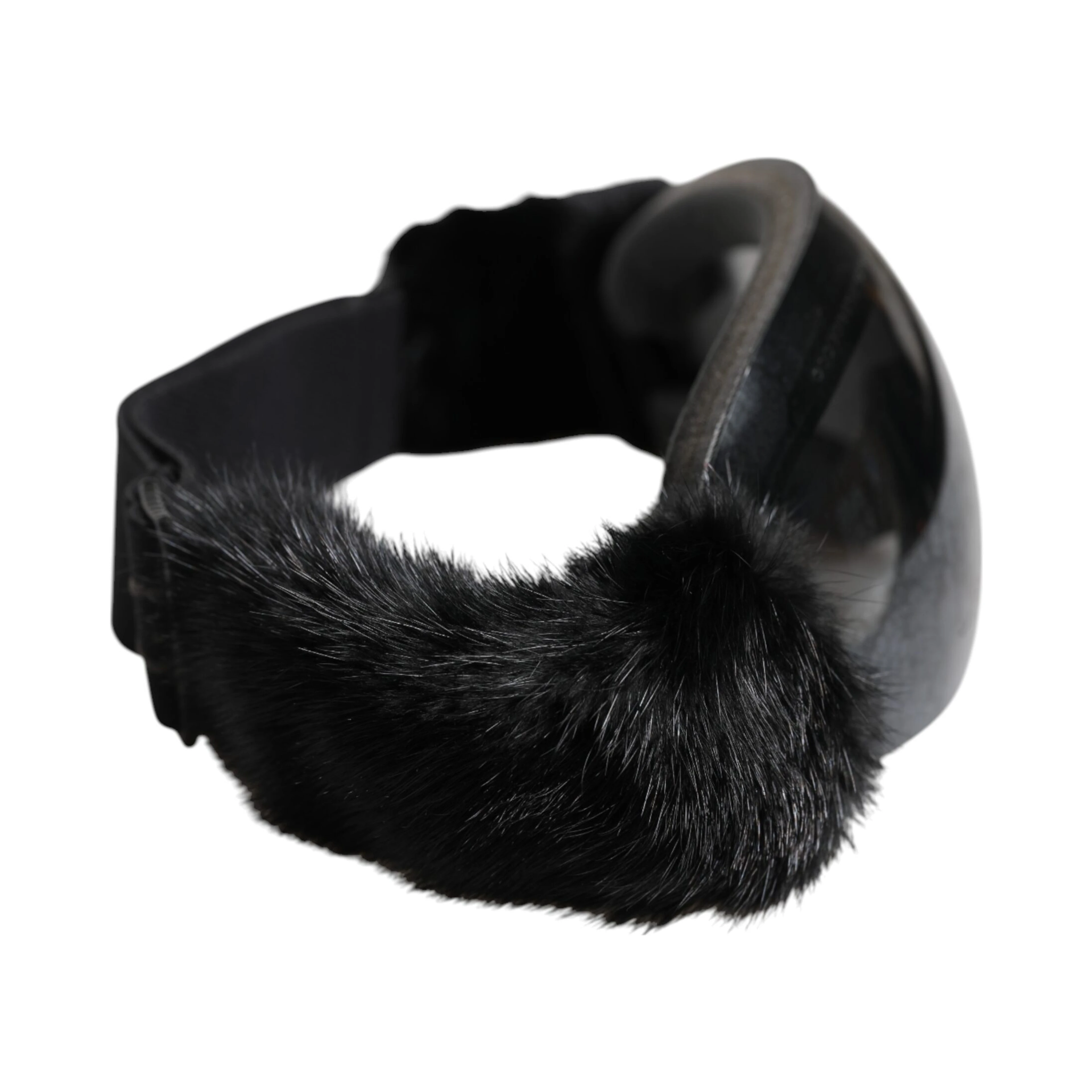 Black Bi0759 Lace Mirrored Ski Goggles Mask Sunglasses