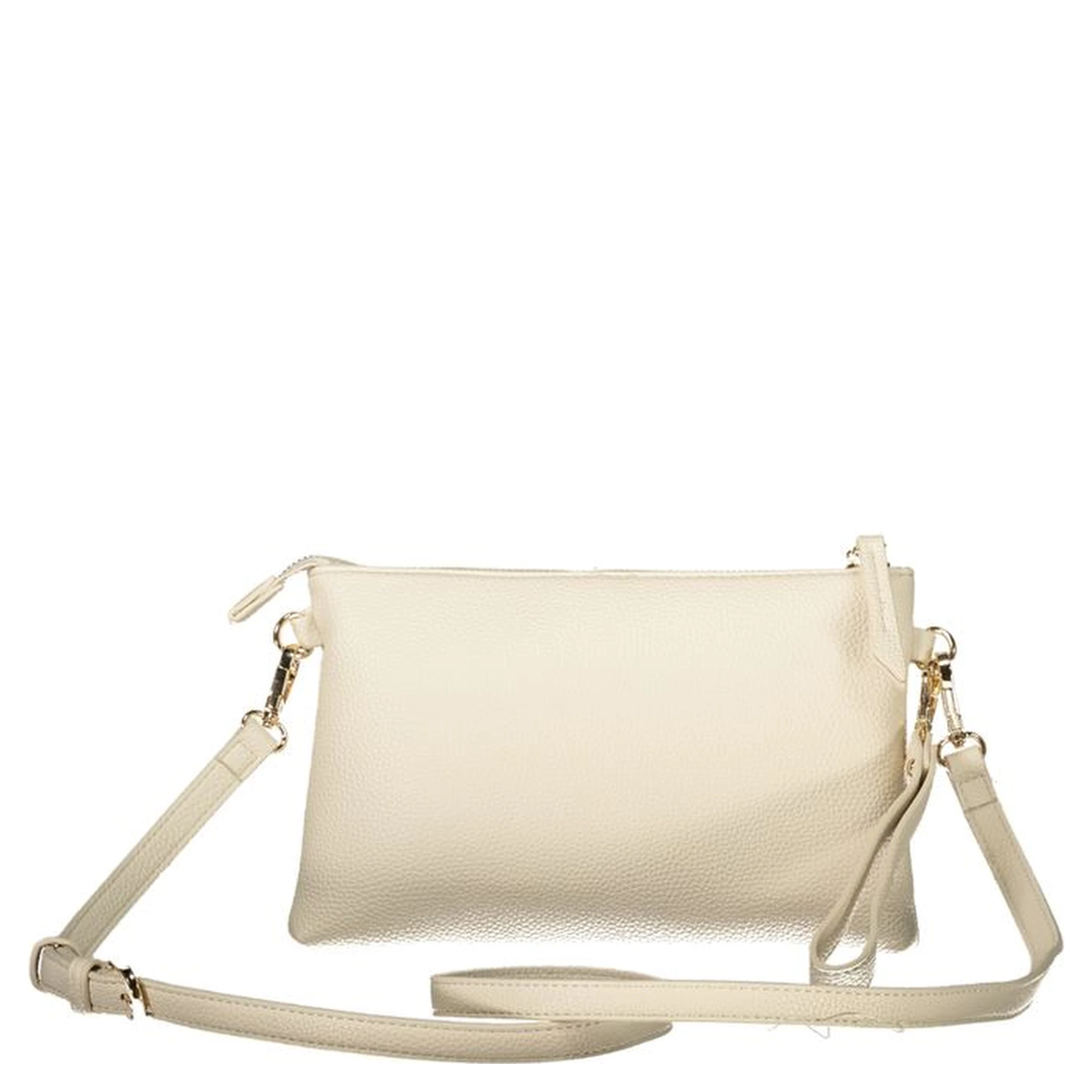 Beige Polyethylene Women Handbag