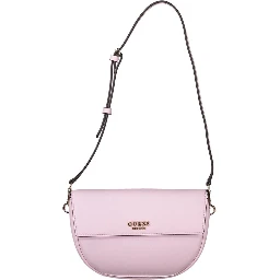 Pink Polyethylene Women Handbag