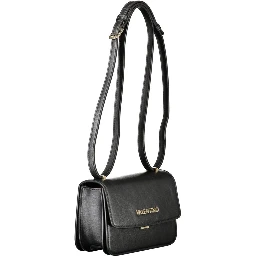 Black Polyethylene Women Handbag