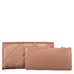 Brown Polyethylene Women Wallet