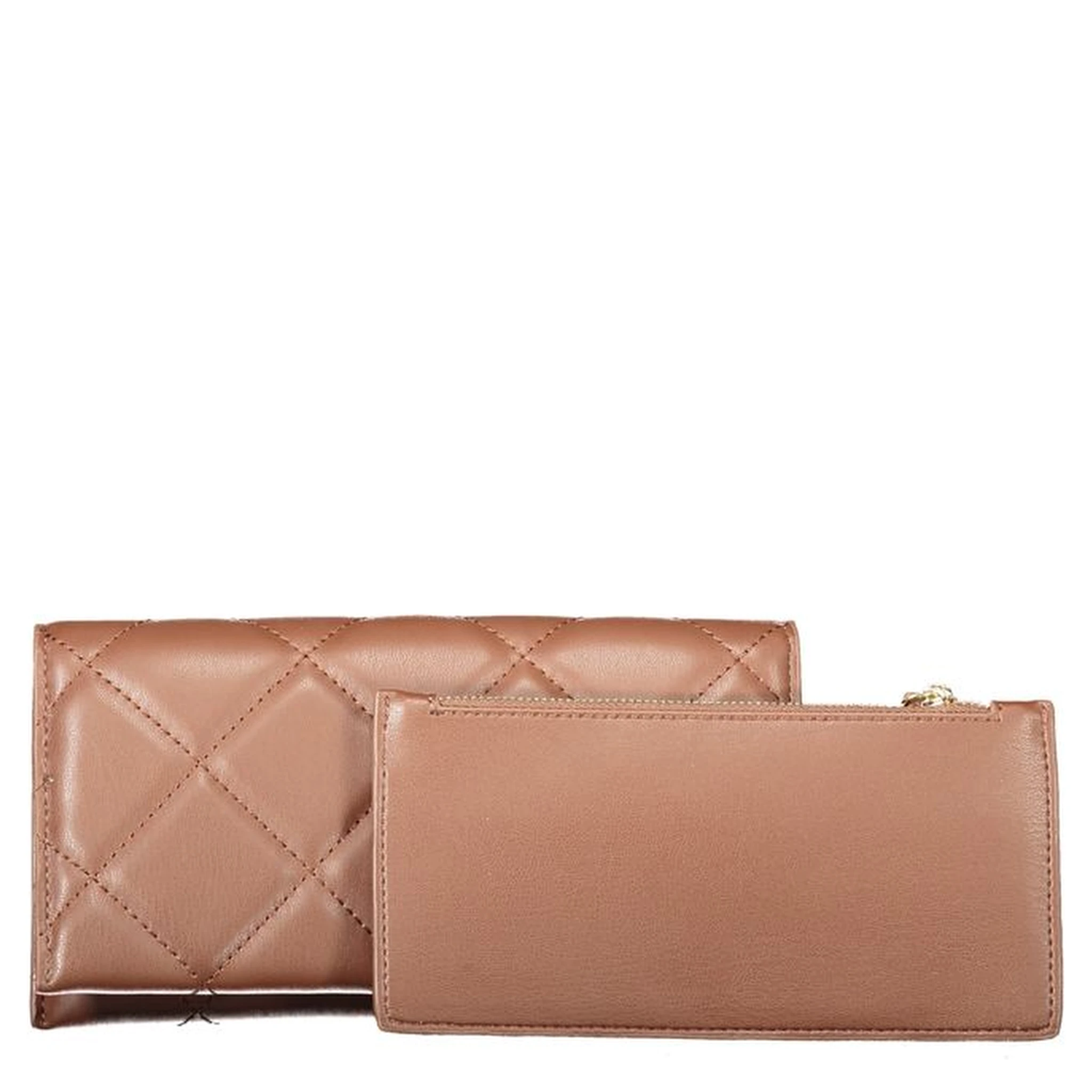 Brown Polyethylene Women Wallet
