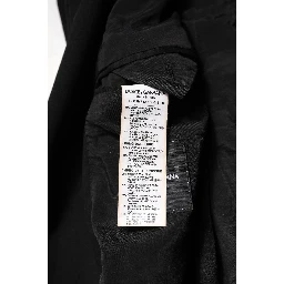Black Viscose DG Crown Blazer Coat Jacket