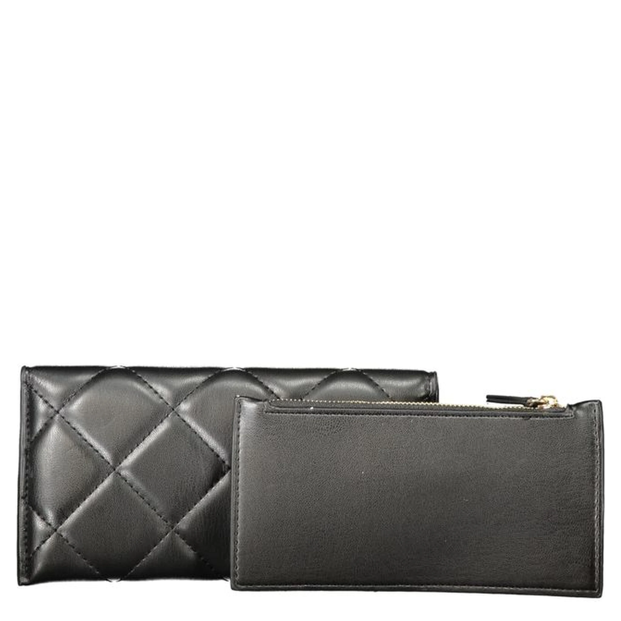 محفظة نسائية سوداء من البولي إيثيلين