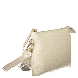 Beige Polyethylene Women Handbag