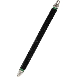 Black Green Exotic Leather Bag Shoulder Strap