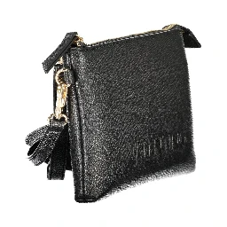 Black Polyethylene Women Handbag