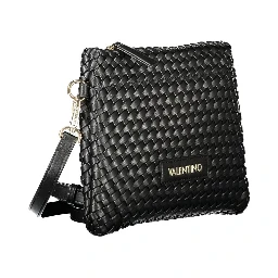 Black Polyethylene Women Handbag