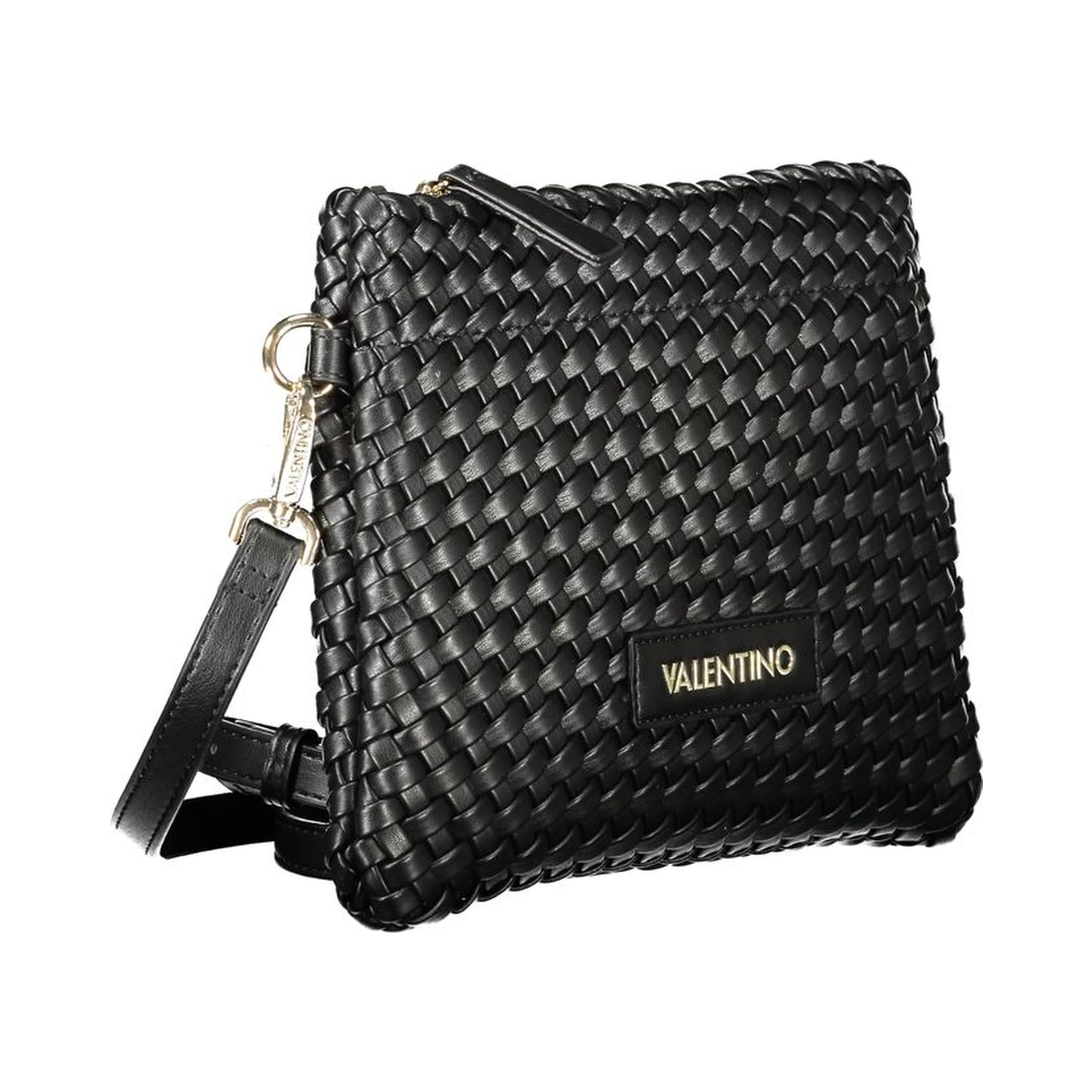 Black Polyethylene Women Handbag